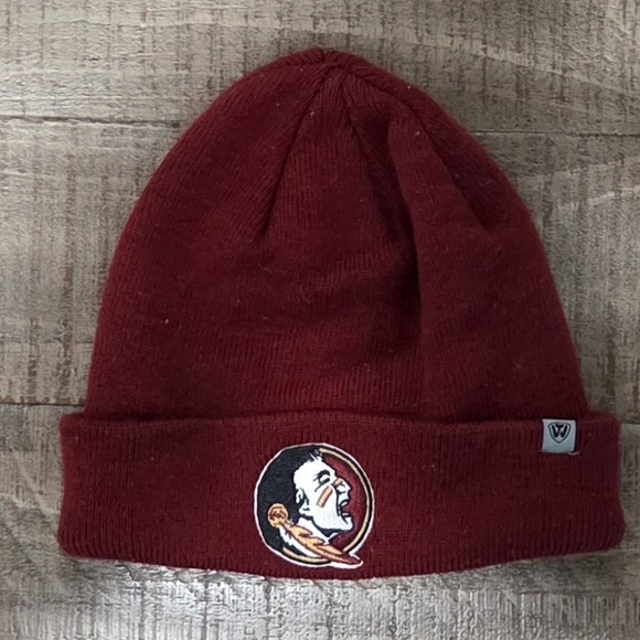 Top of the World Other - Florida State Top of the World Garnet Cuffed Knit Embroidered Beanie One Size